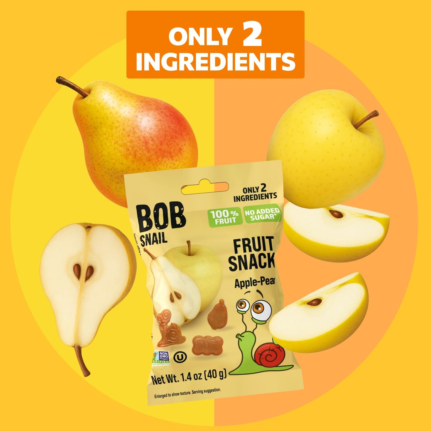 Apple & Pear Fruit Snacks — 40 g