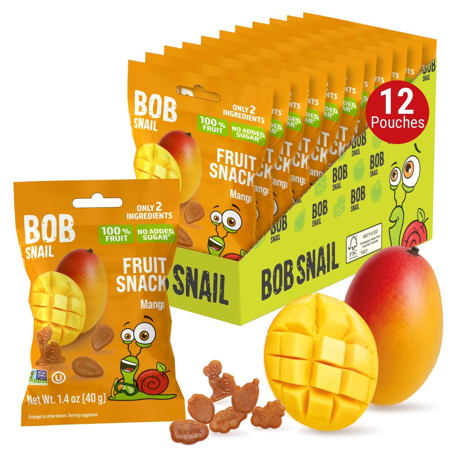 Mango Fruit Snacks — 40 g