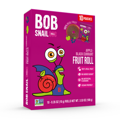 Apple & Black Currant Fruit Rolls — 10 pack