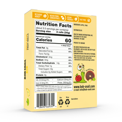 Apple & Pear Fruit Rolls — 10 pack