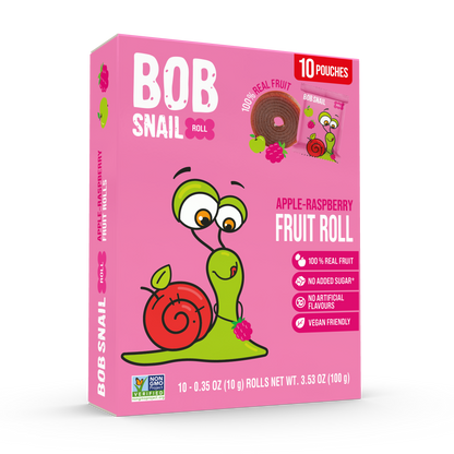 Apple & Raspberry Fruit Rolls — 10 pack