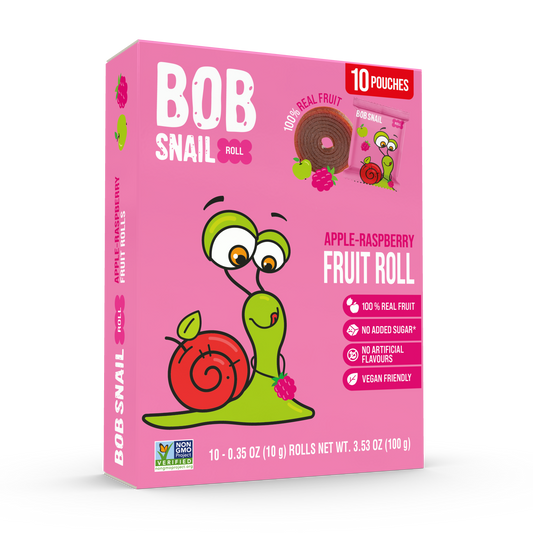 Apple & Raspberry Fruit Rolls — 10 pack