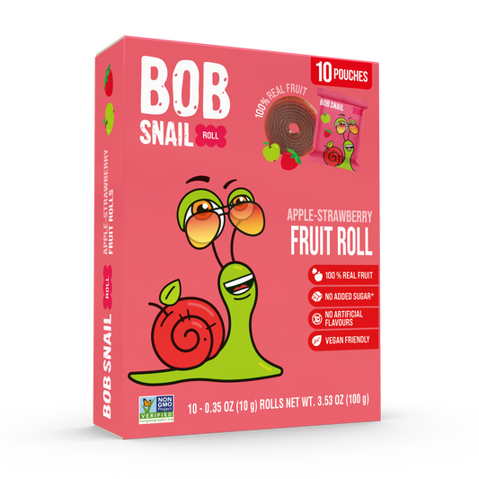 Apple & Strawberry Fruit Rolls — 10 pack