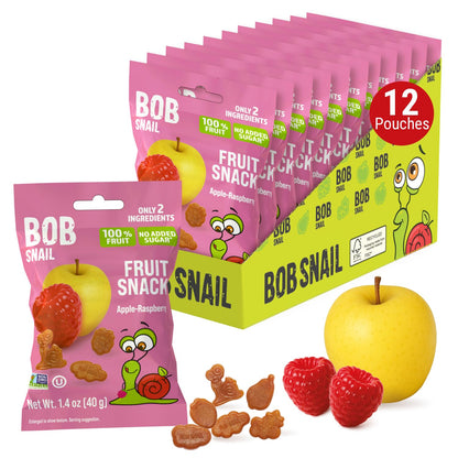 Apple & Raspberry Fruit Snacks — 40 g