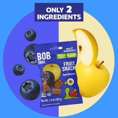 Apple & Blueberry Fruit Snacks — 40 g