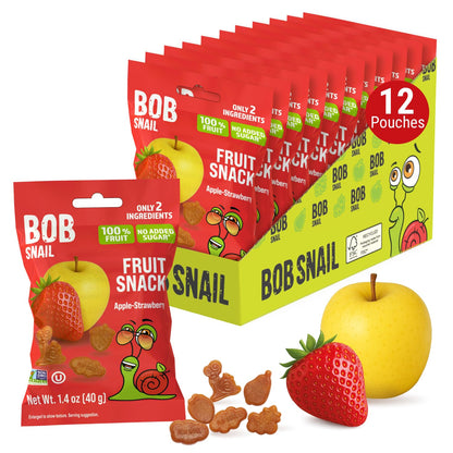 Apple & Strawberry Fruit Snacks — 40 g