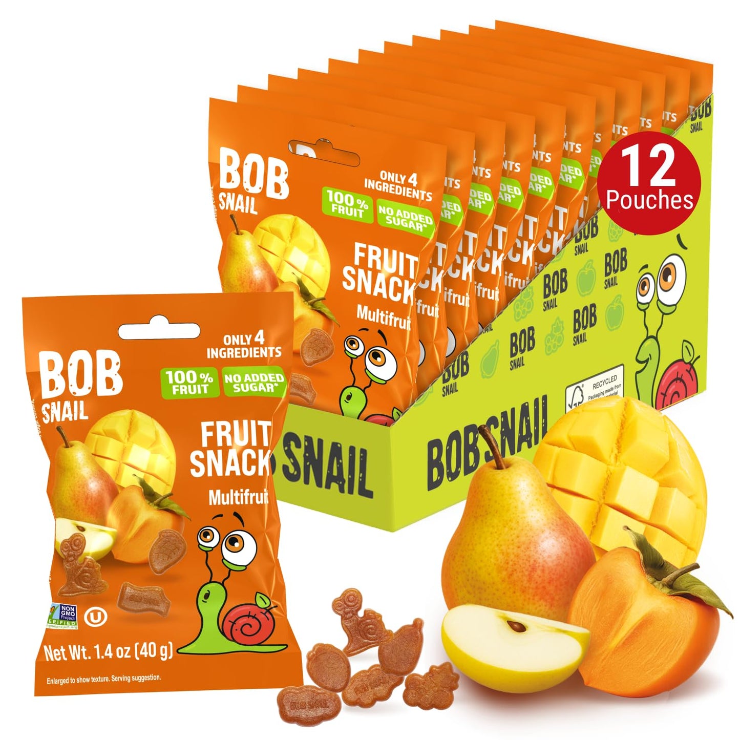 Multifruit Fruit Snacks — 40 g