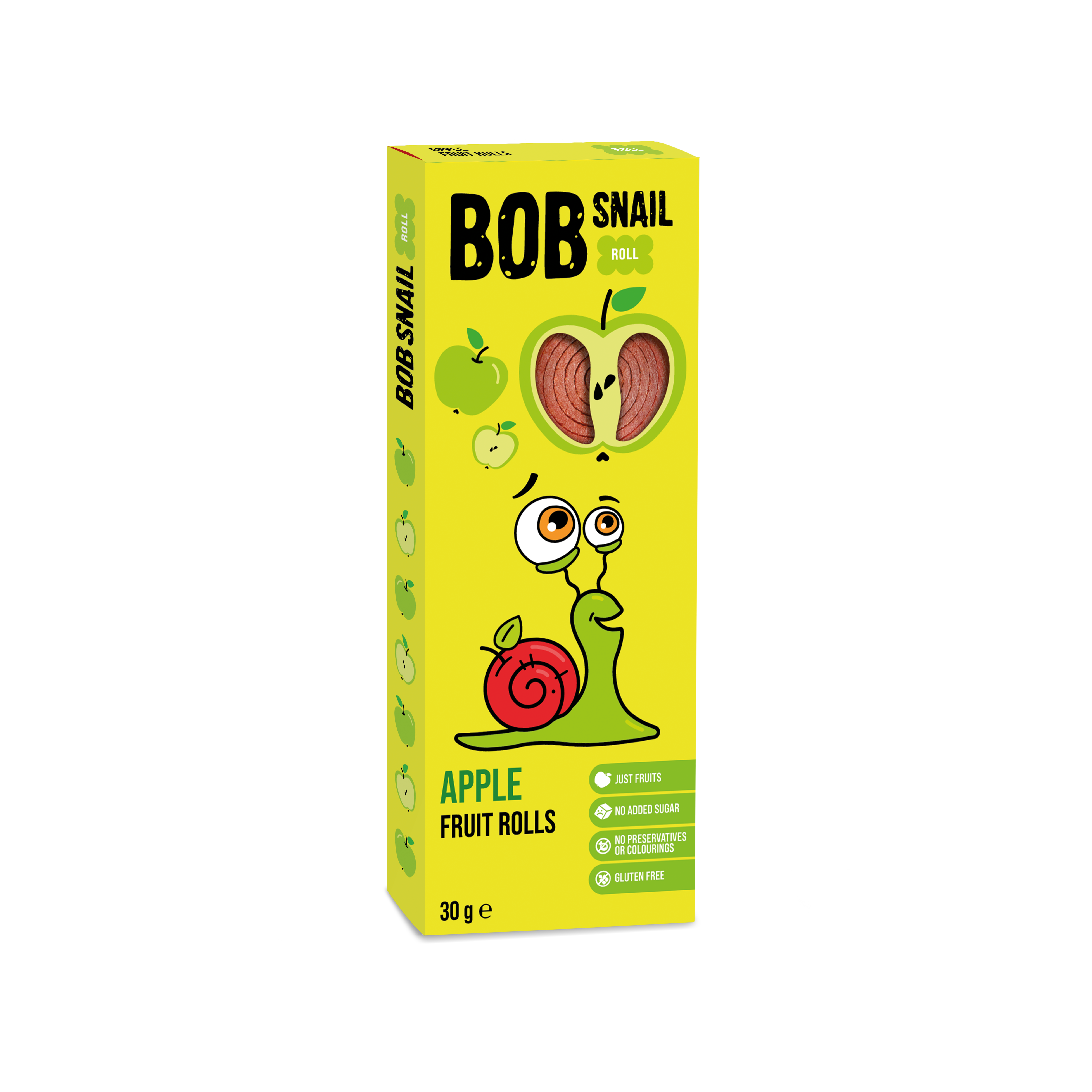 BOB SNAIL Natural apple Rolls 30 g