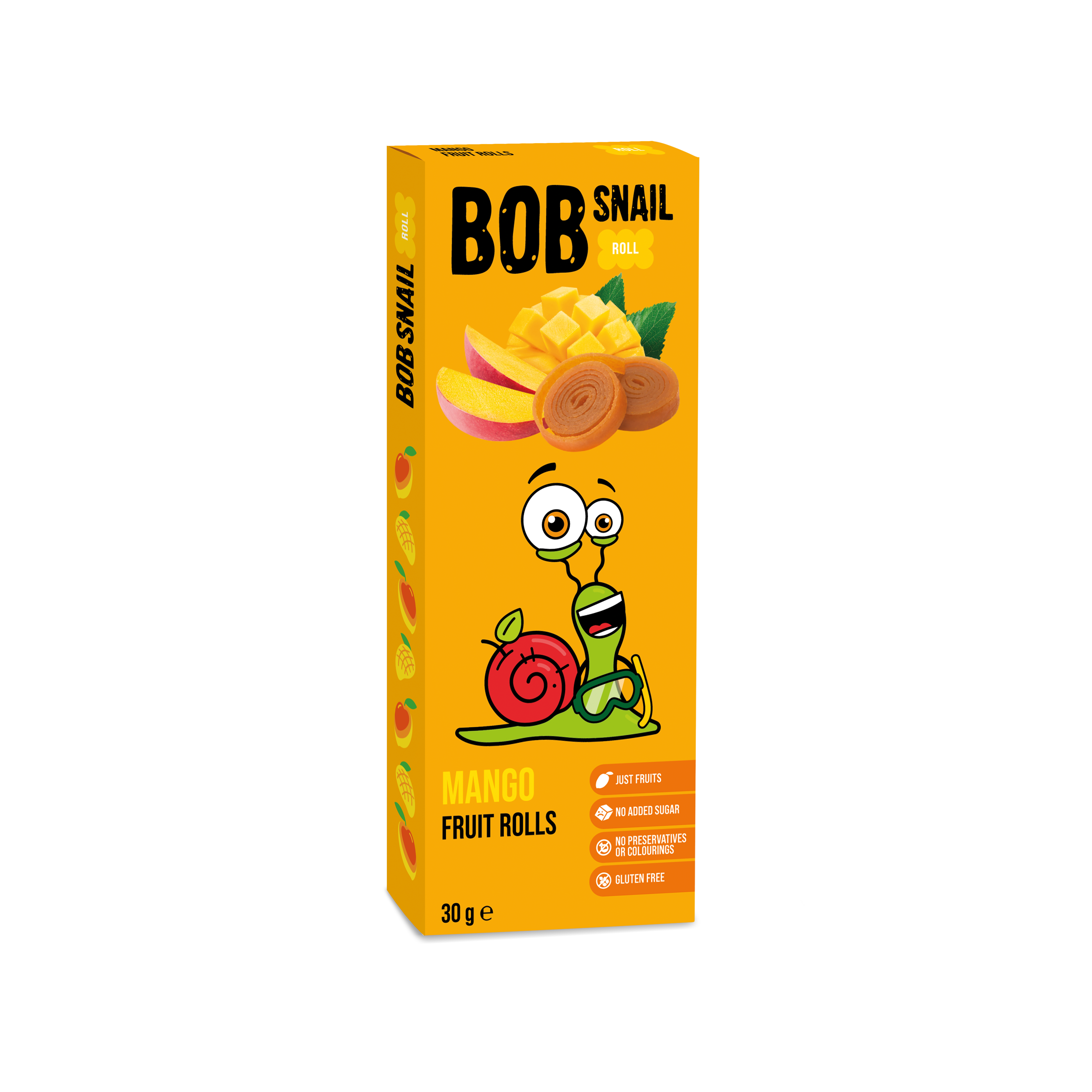 BOB SNAIL Natural mango Rolls 30 g