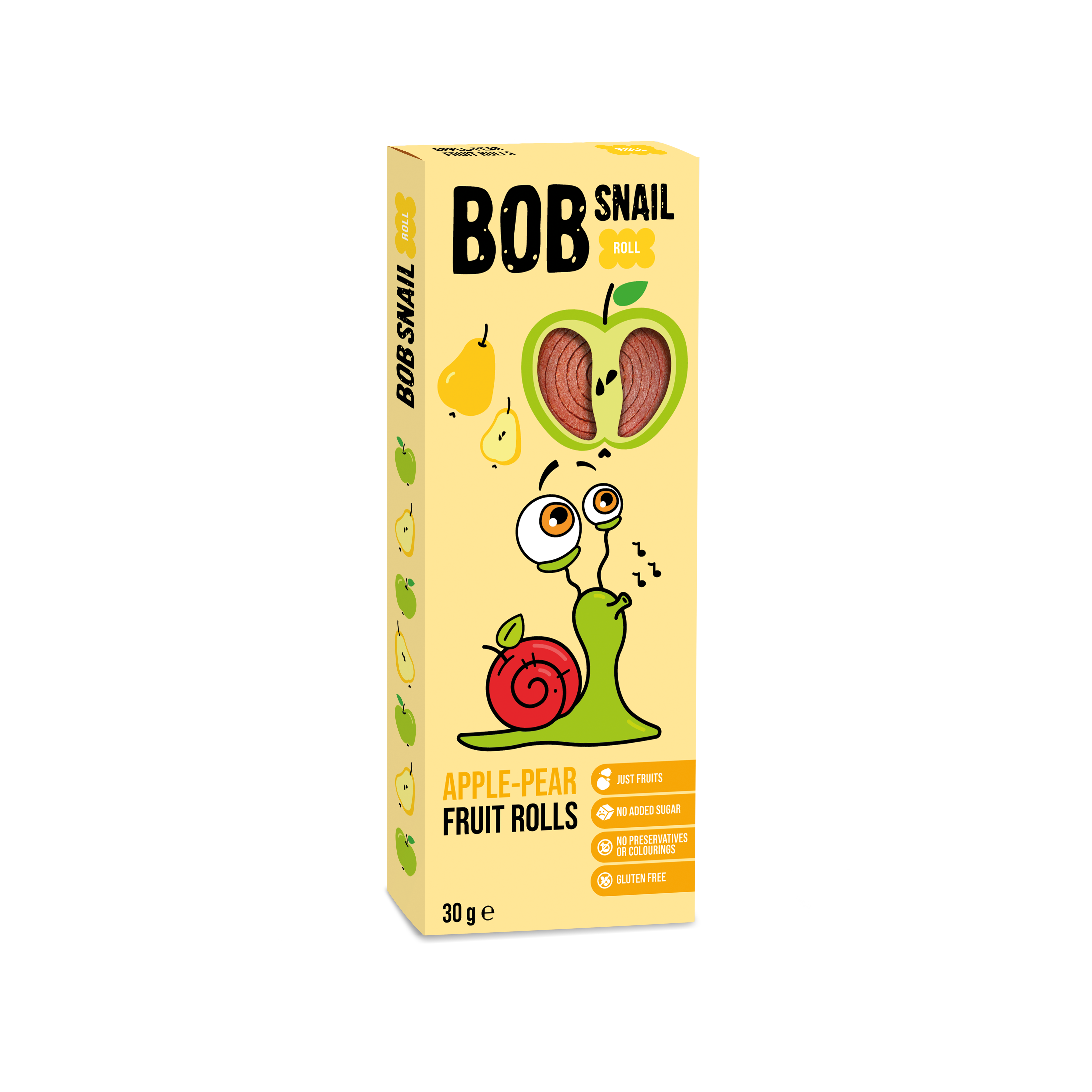 BOB SNAIL Natural apple-pear Rolls 30 g