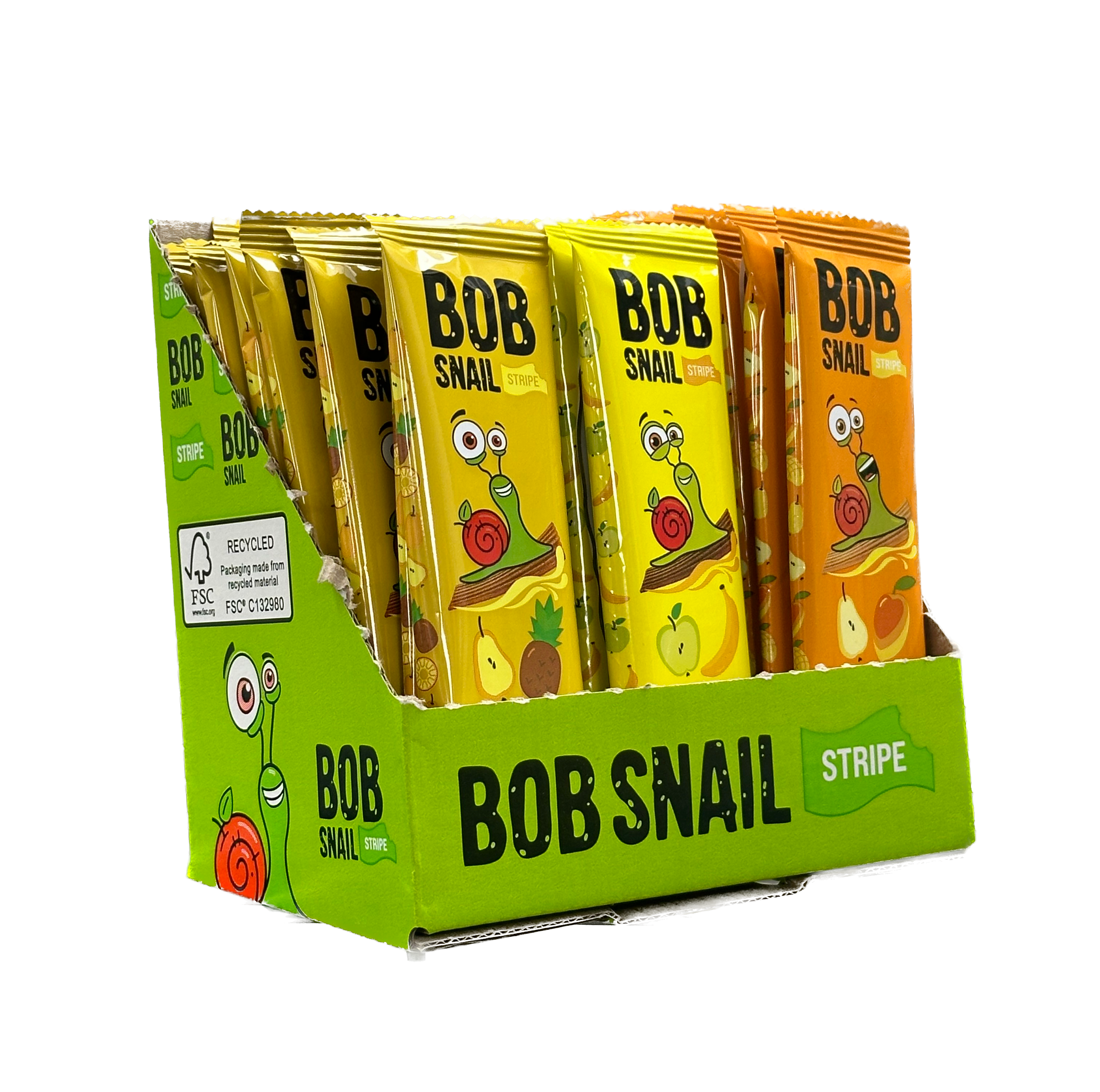 BOB SNAIL Natural fruit stripes 14g 