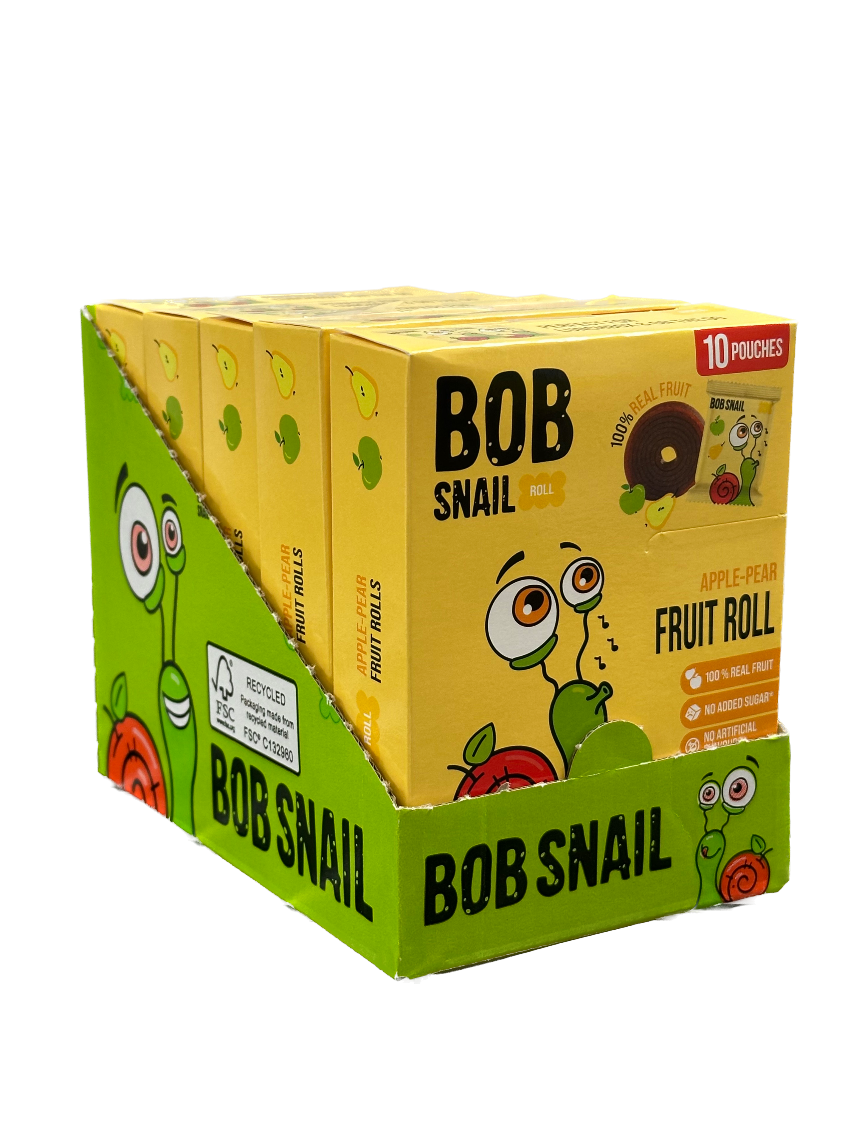 BOB SNAIL Natural apple-pear Rolls 100 g (10pcs *10g)