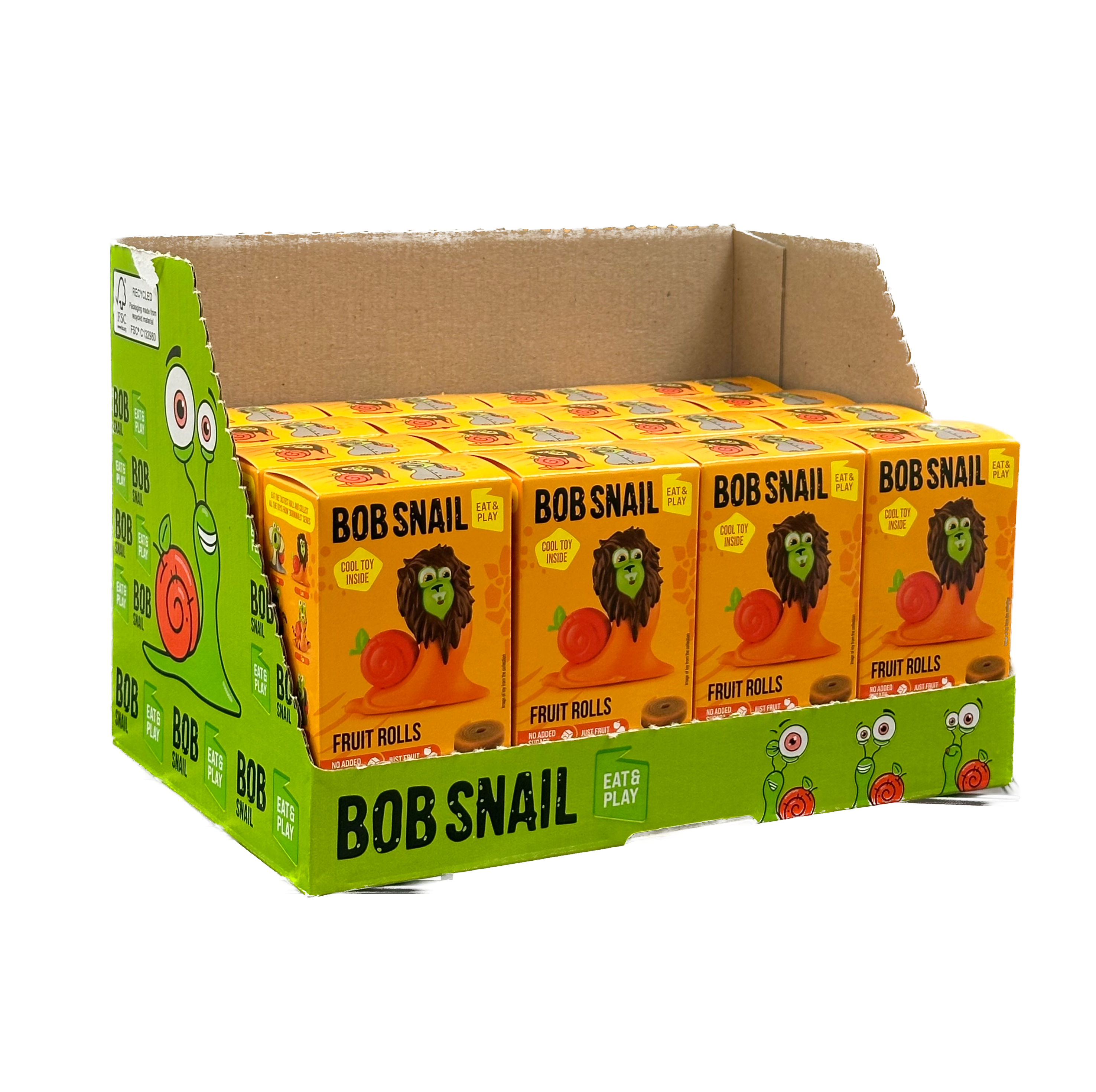 BOB SNAIL EAT & PLAY 16 Pack