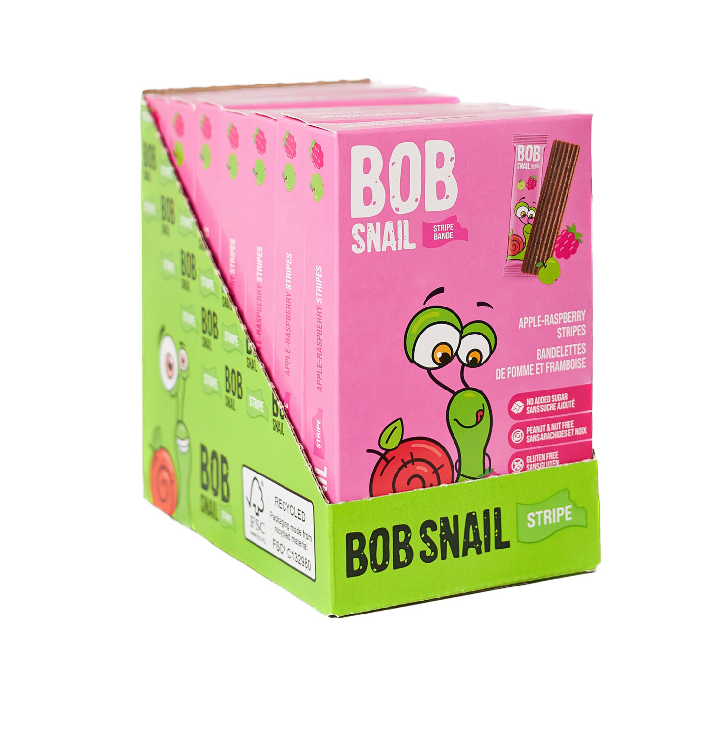 Apple & Raspberry Fruit Stripes — 6 pack