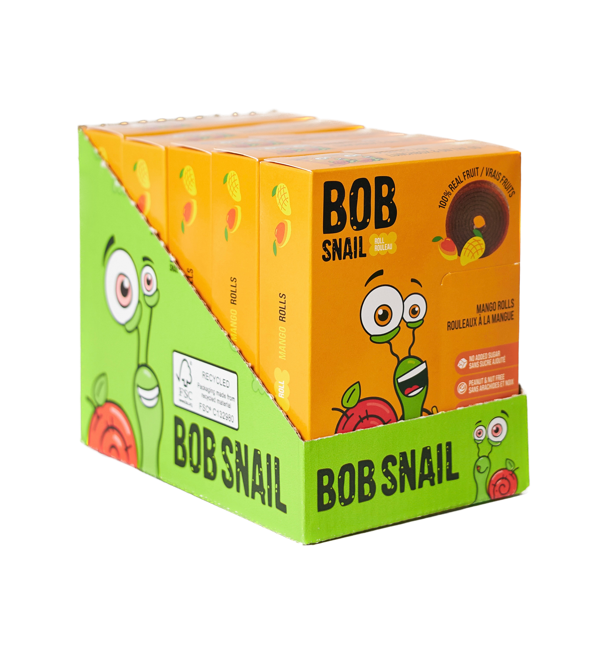 BOB SNAIL Natural mango Rolls 100 g (10pcs *10g)