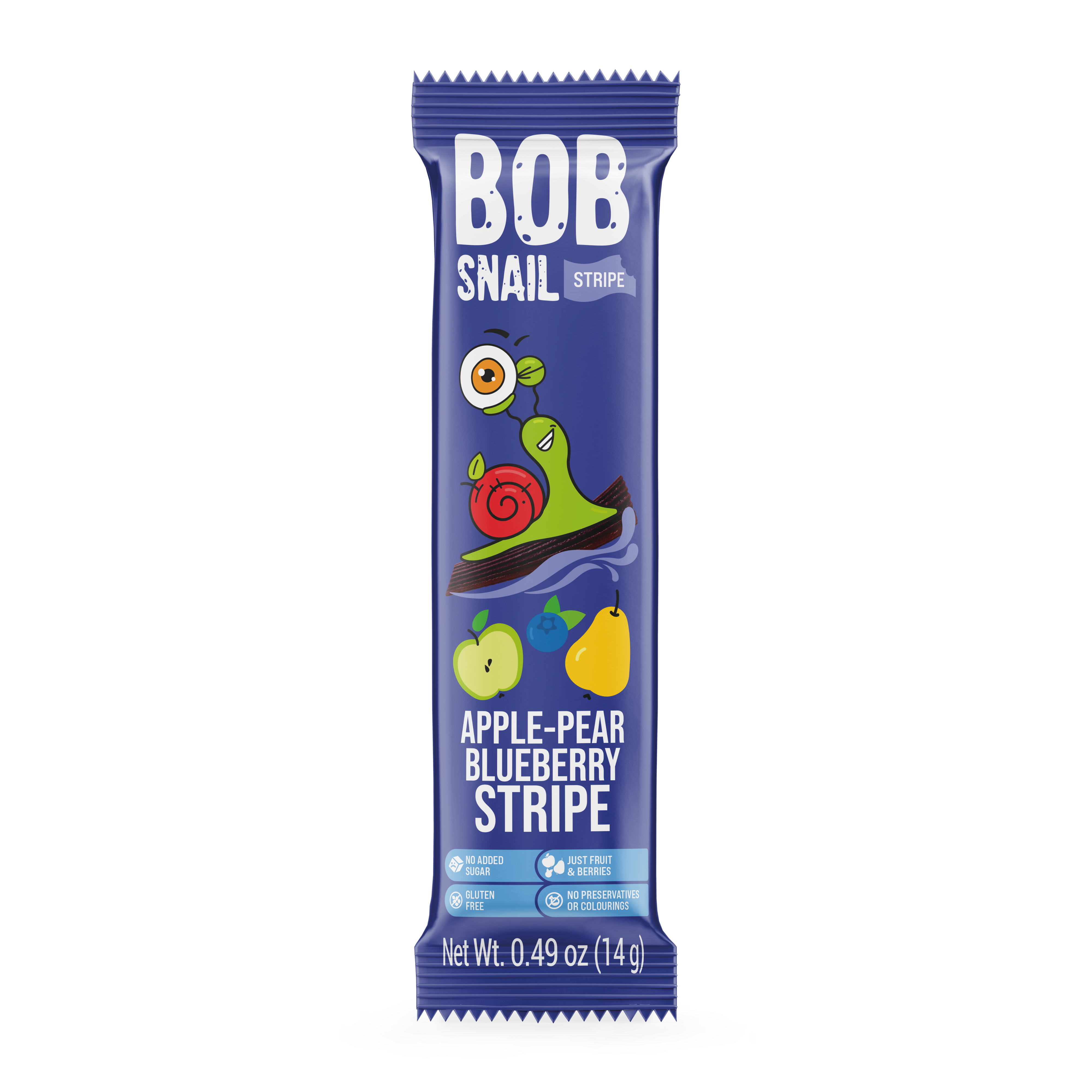 BOB SNAIL Natural Apple-Pear-Blueberry stripes 14 g