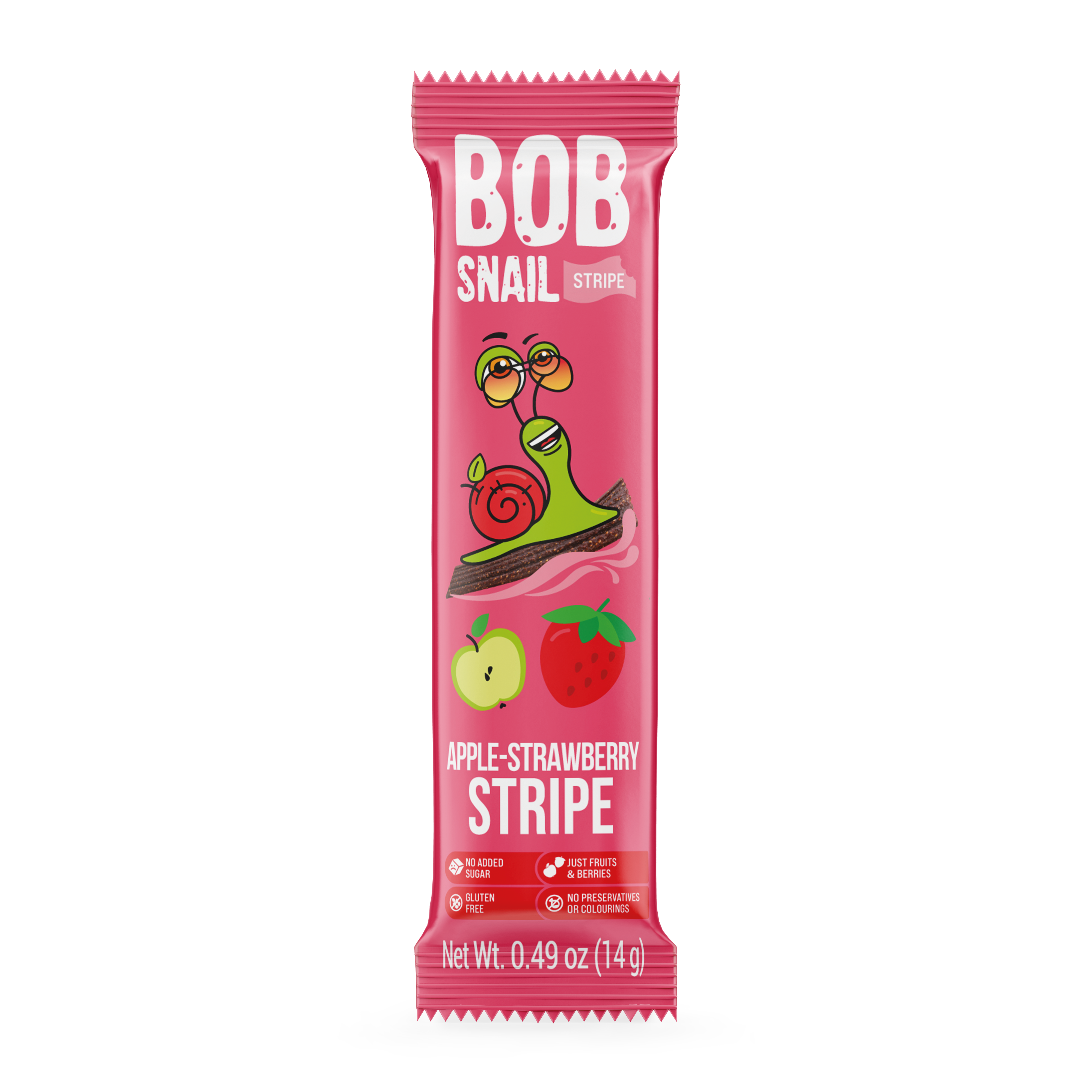 BOB SNAIL Natural Apple-Strawberry stripes 14 g