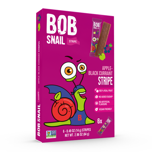 Apple & Black Currant Fruit Stripes — 6 pack