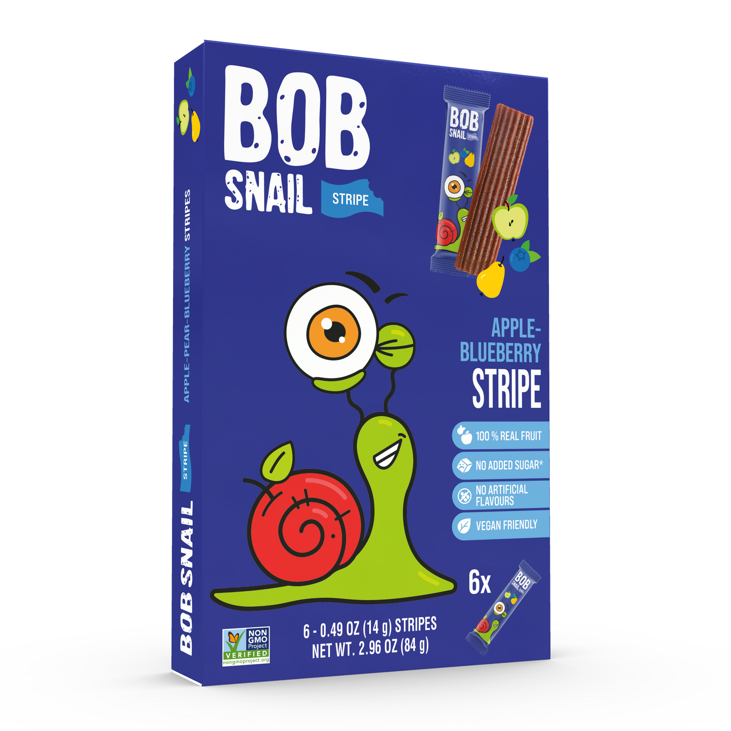 Apple, Pear & Blueberry Fruit Stripes — 6 pack