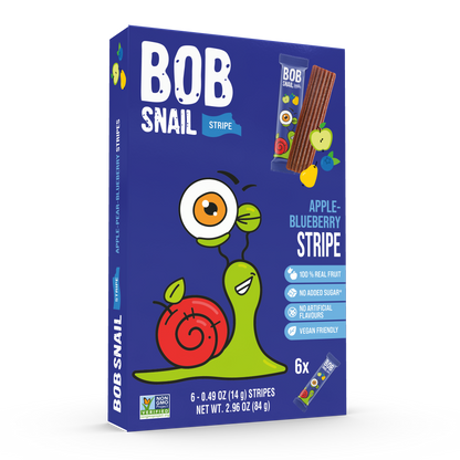 Apple, Pear & Blueberry Fruit Stripes — 6 pack