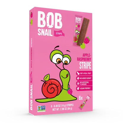 Apple & Raspberry Fruit Stripes — 6 pack