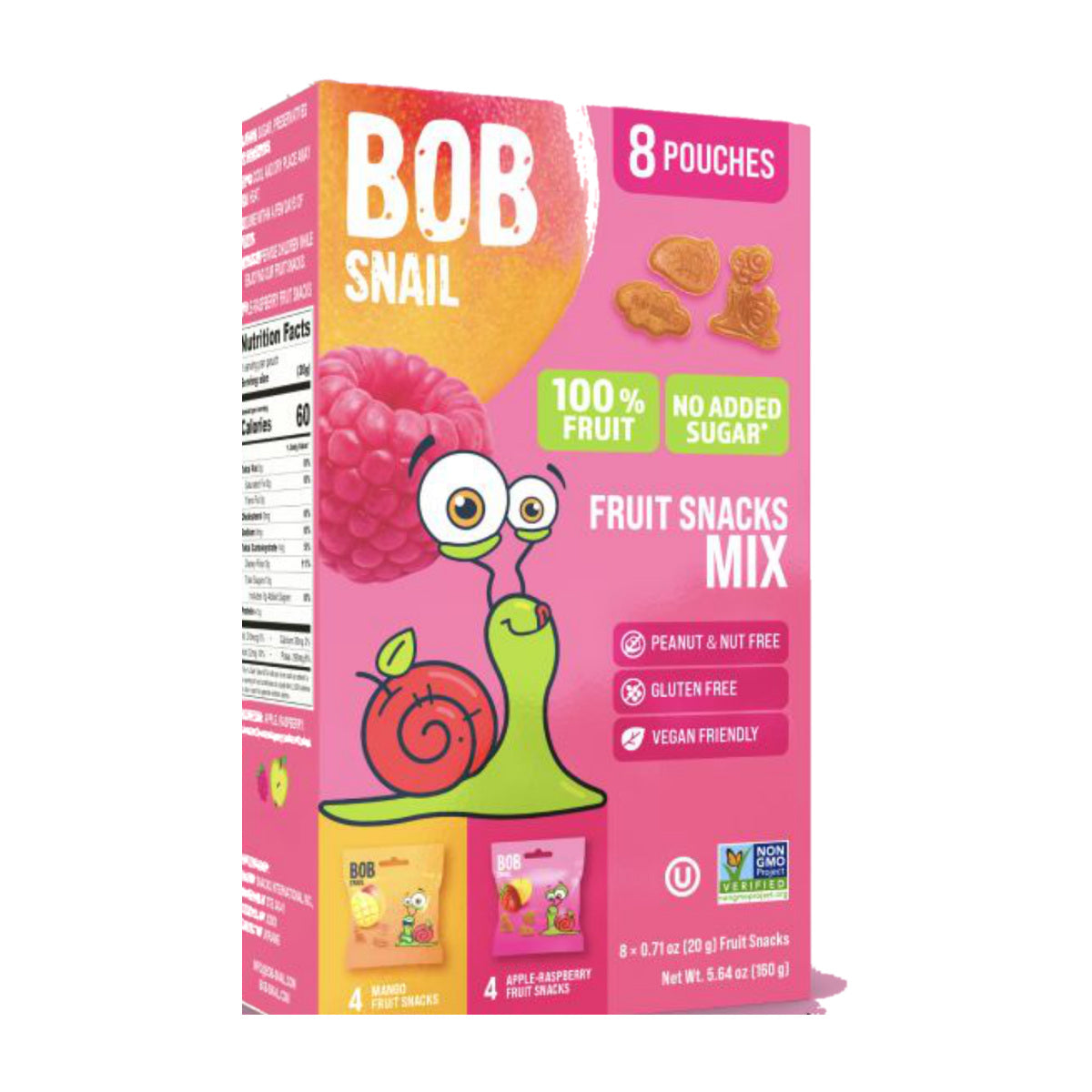 Mango & Raspberry Fruit Snacks Variety Pack — 8 pouches